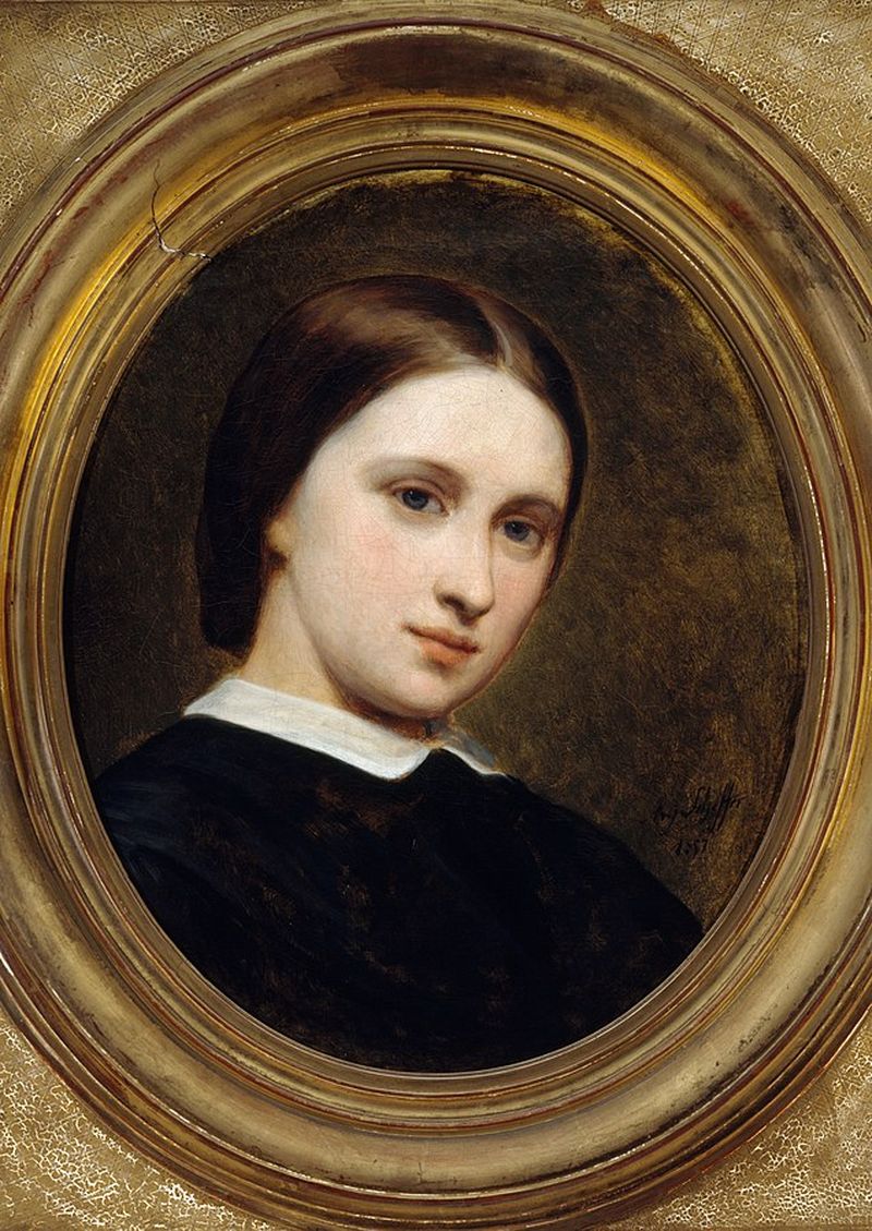 Cornélie Scheffer, épouse de Renan. Portrait d'Ary Scheffer exposé au Musée de la vie romantique à Paris (Photo domaine public). Cornélie Scheffer, épouse de Renan. Portrait d'Ary Scheffer exposé au Musée de la vie romantique à Paris (Photo domaine public).