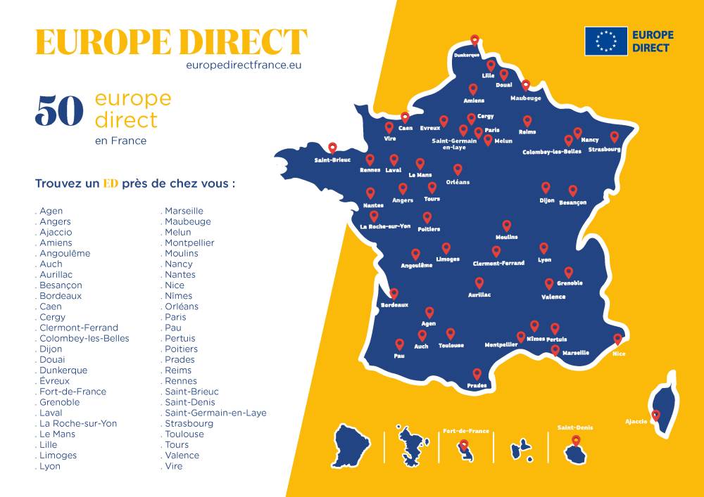 Carte Europe Direct 2022