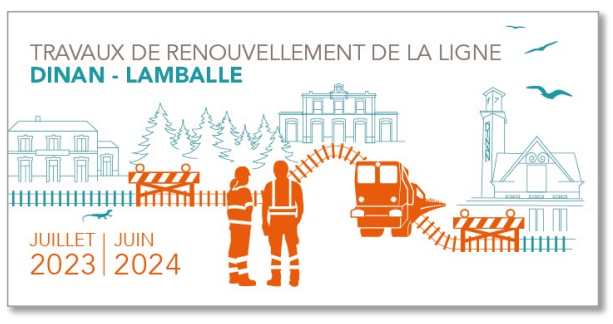Visuel des travaux de renouvellement.