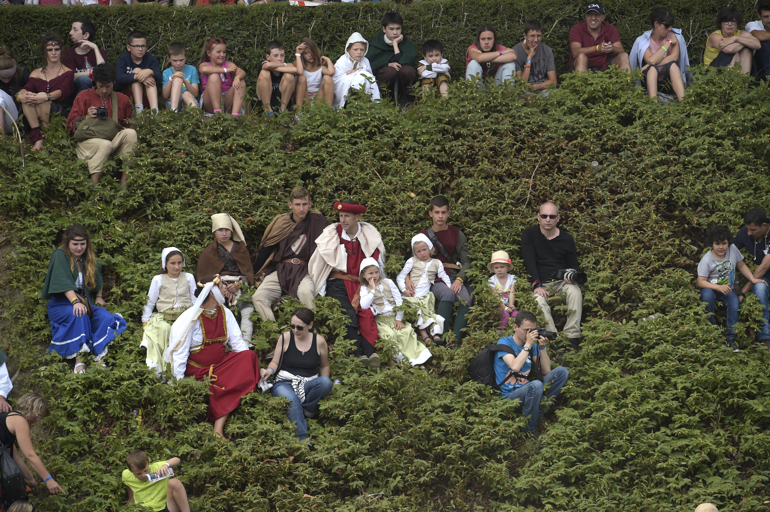 Chaque édition, la foule se masse pour assister à la grande fête dinanaise. Photo : Thierry Jeandot