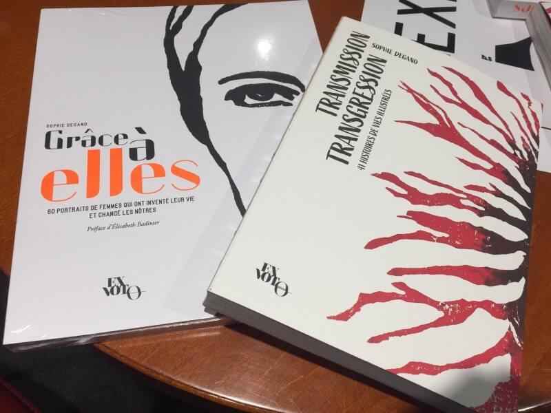 Le livre Grâce à elles, issu de l'exposition, présente 60 portraits de femmes.