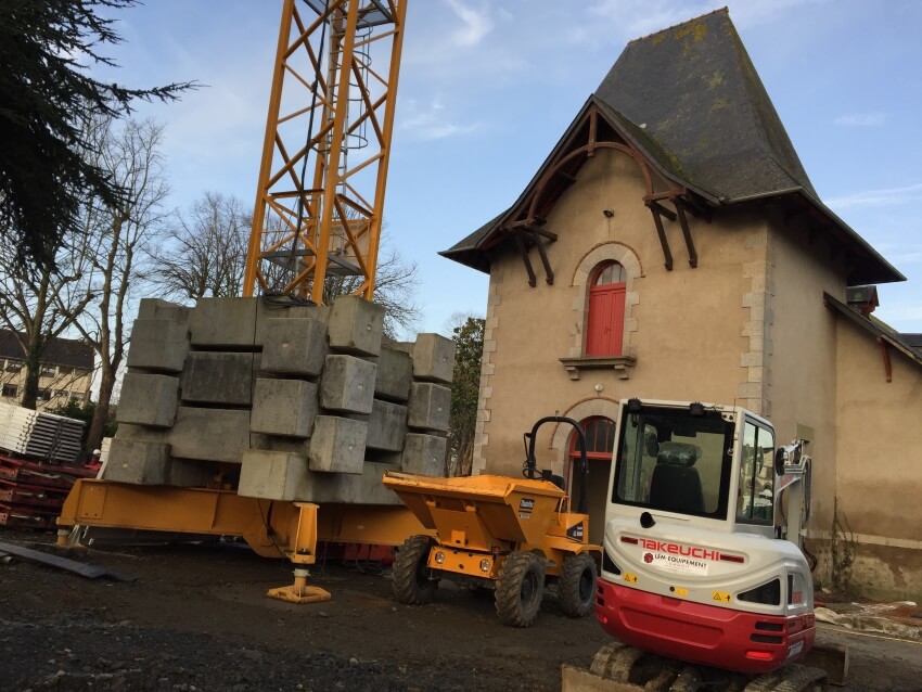 La future entrée du musée.