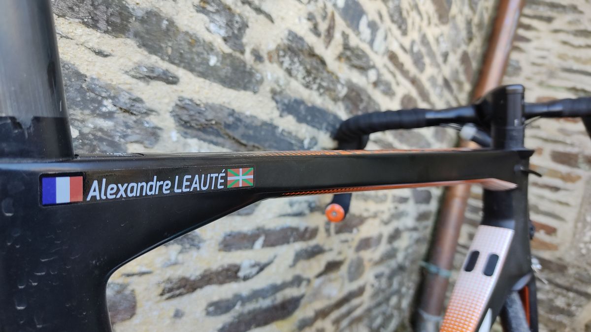Le vélo "de ville" d'Alexandre Léauté (photo Frédéric Polledri) Le vélo "de ville" d'Alexandre Léauté (photo Frédéric Polledri)