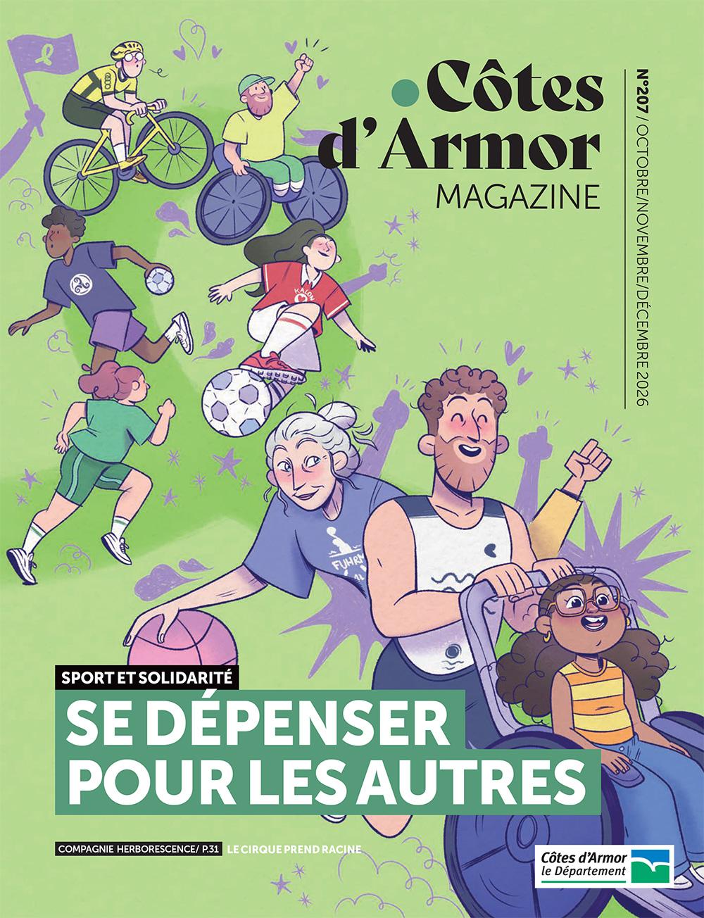 couverture du Côtes d'Armor magazine n° 207