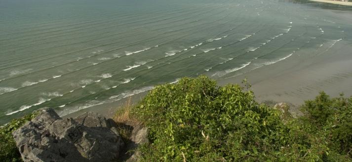 La Baie de Lieue de Grève, ternie chaque été par le phénomène des algues vertes. Photo : Thierry Jeandot