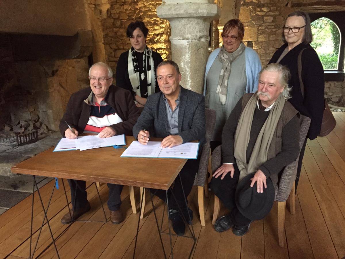 Point presse à l'Abbaye de Beauport