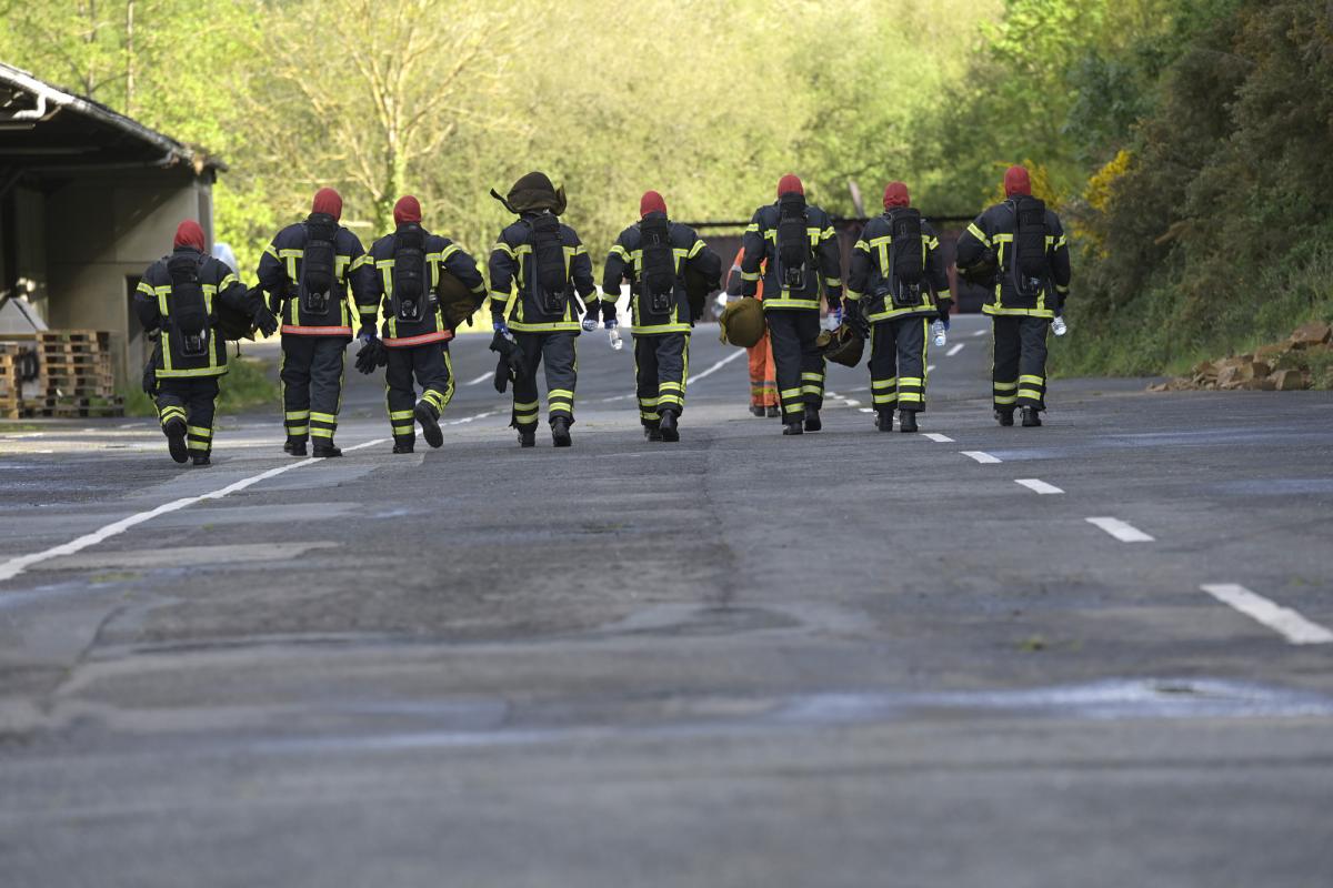 Formation incendie pour des volontaires du 19 mai au centre de formation, à Guingamp