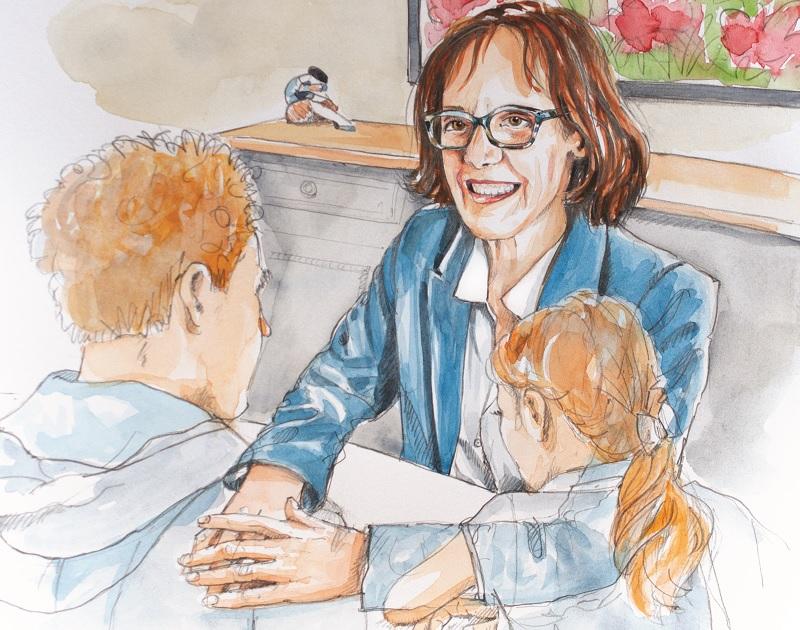 "Mon rôle est d’amener de la douceur dans leur quotidien, de les aider à s’épanouir, à reprendre confiance en eux et à retrouver leur joie de vivre", témoigne Marie Faramus, assistante familiale.