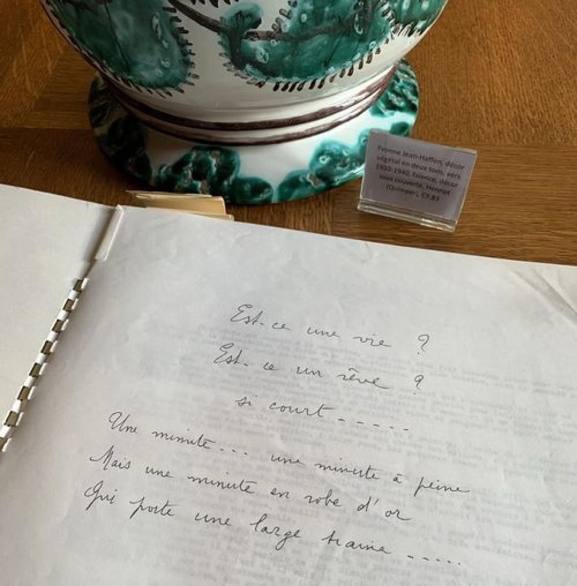 Les mémoires d&#039;Yvonne Jean-Haffen, encore inédites, sont précieusement conservées à La Grande vigne (©DR).