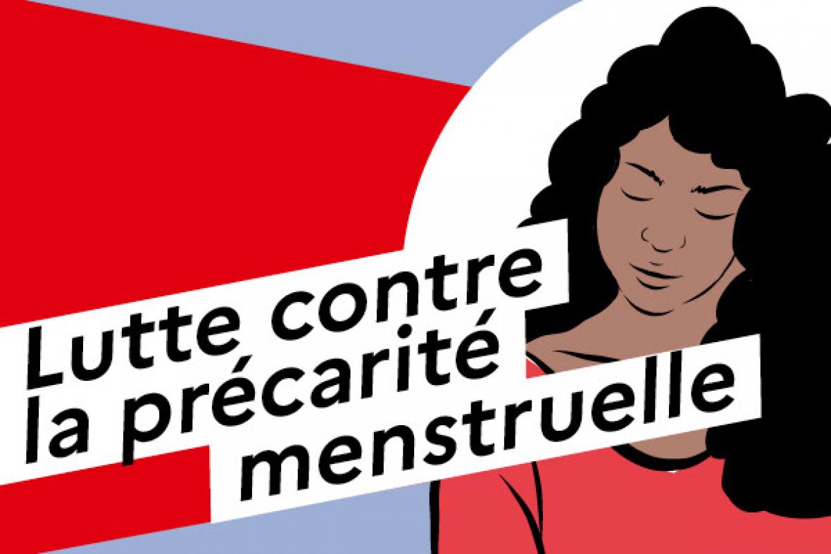 Visuel précarité menstruelle. Visuel précarité menstruelle.
