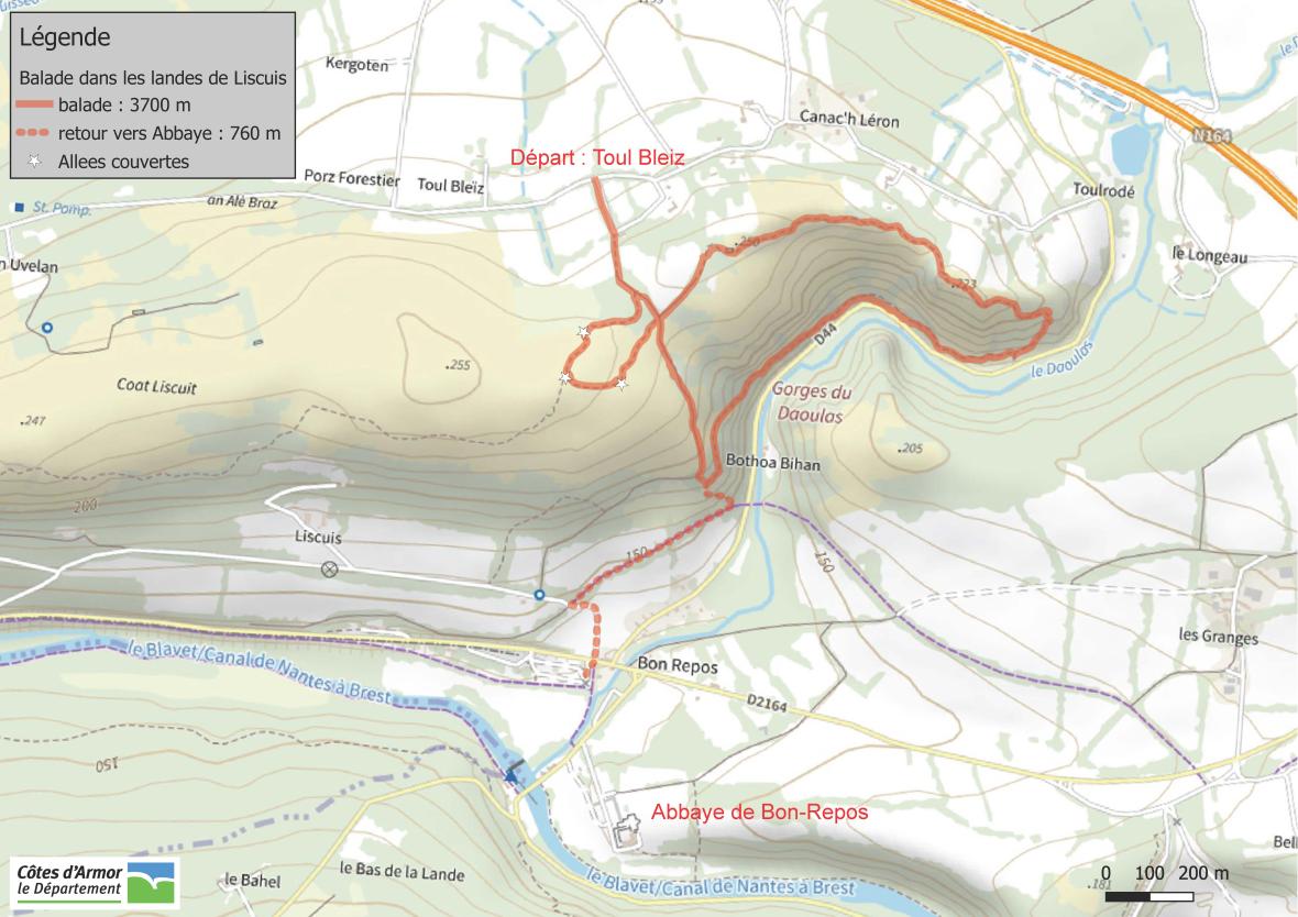 Circuit des landes de Liscuis