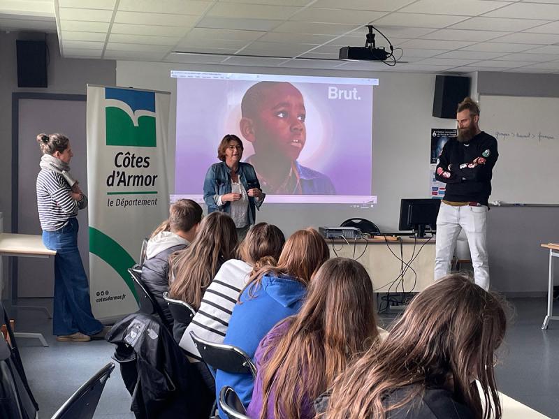 Rencontre de l&#039;égalité à Paimpol avec Aurélie Fontaine et Alexandre Cressiot