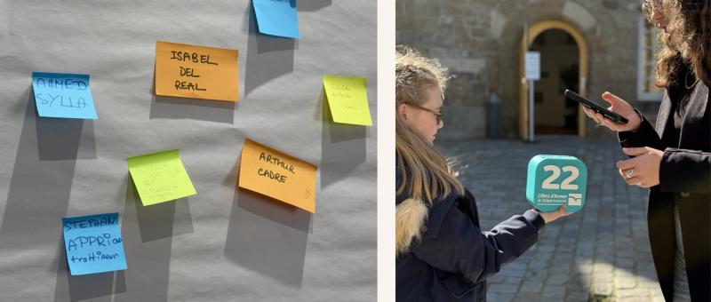 Post-it, borne numérique… on multiplie les outils ludiques pour ne pas oublier les bonnes idées. Post-it, borne numérique… on multiplie les outils ludiques pour ne pas oublier les bonnes idées.
