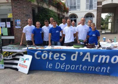 L&#039;équipe cycliste des Pompiers des Côtes d&#039;Armor