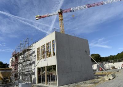 Construction du collège d'Hllion