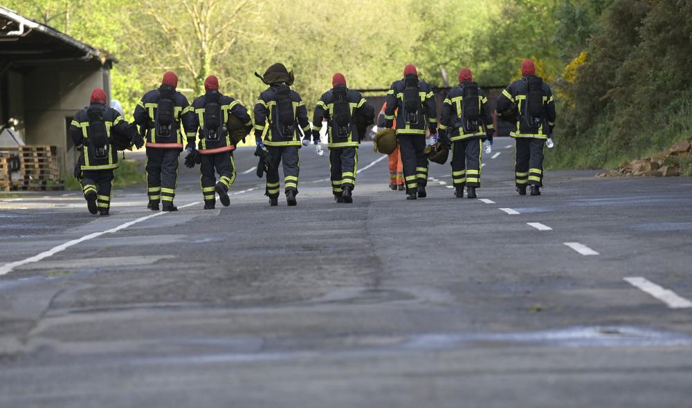 Formation incendie pour des volontaires du 19 mai au centre de formation, à Guingamp
