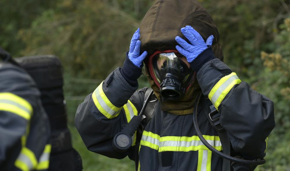 Formation incendie pour des volontaires du 19 mai au centre de formation, à Guingamp