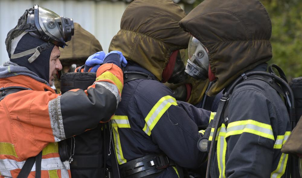 Formation incendie pour des volontaires du 19 mai au centre de formation, à Guingamp