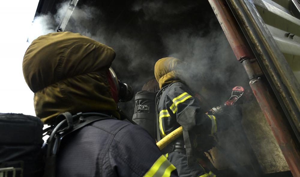 Formation incendie pour des volontaires du 19 mai au centre de formation, à Guingamp