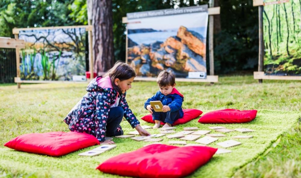 Petit jeu sur la faune, tranquillement installés sur des coussins...