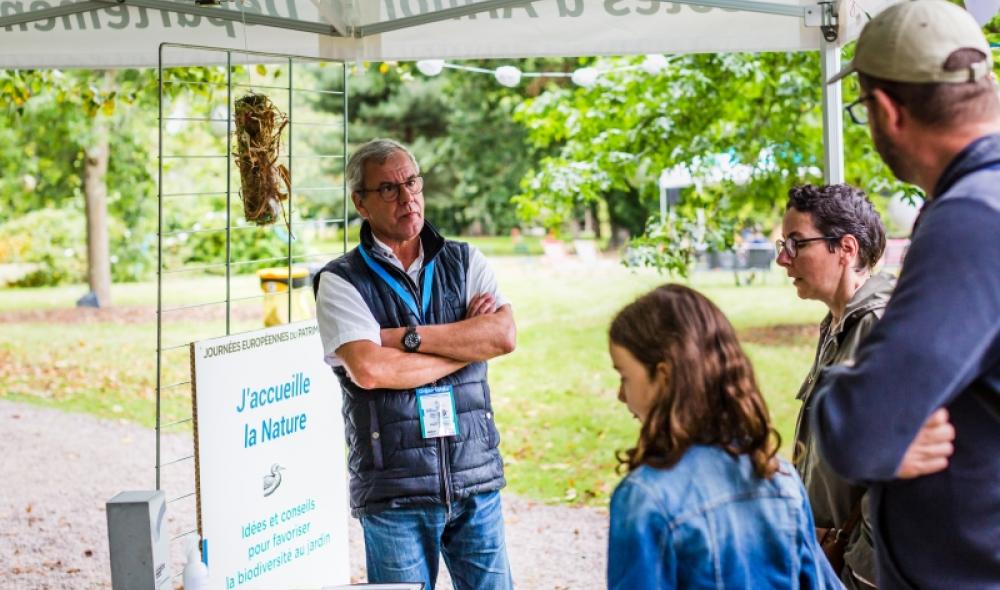 Autre lauréat du concours Irréductibles Talents, l'association J'accueille la nature, présente toute la journée dans le parc...