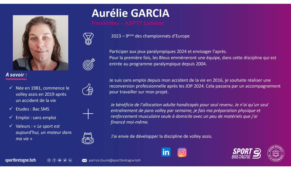 Aurélie GARCIA - ParaVolley – ASPTT Lannion